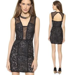 BCBGMAXAZRIA Lyla Open Back Mini Dress NWOT